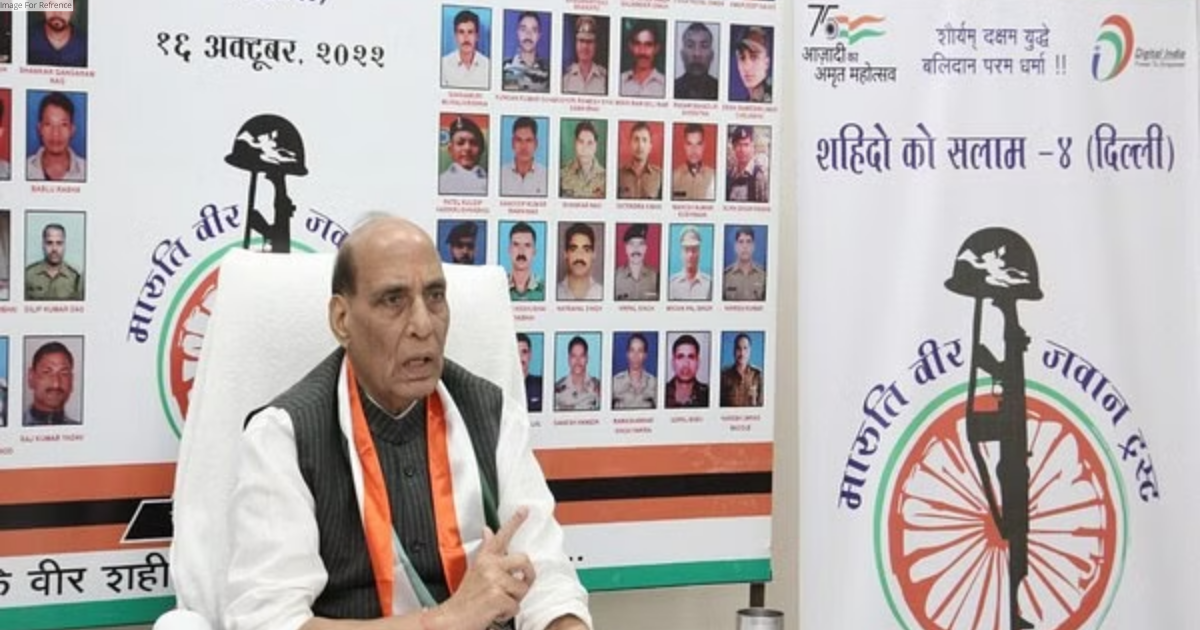It's our national responsibility to stand with families of fallen heroes: Rajnath Singh